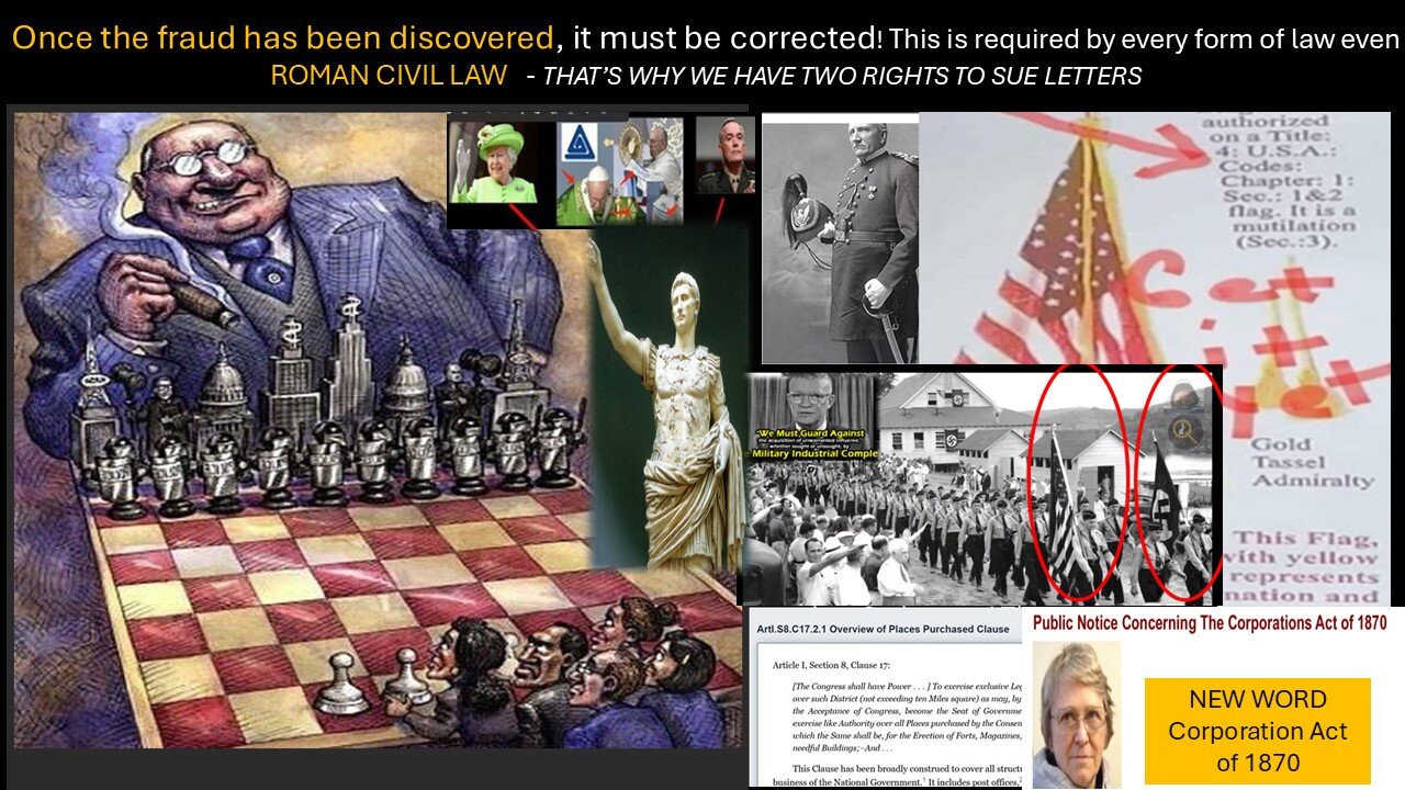 Once the fraud has been discovered, it must be corrected AS PER ROMAN CIVIL LAW