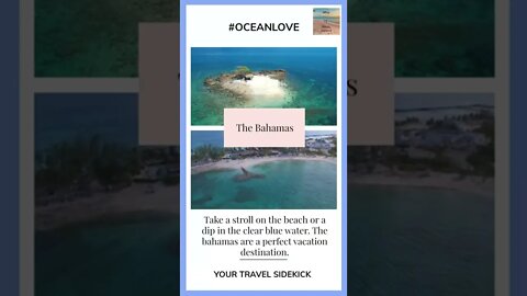 Check Out the Bahamas #shorts #travel #oceanlove #travelgoals