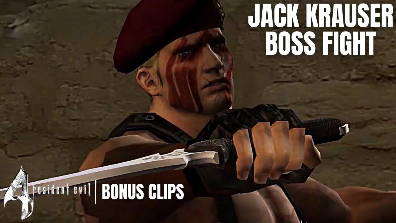 Jack Krauser Boss Fight | Resident Evil 4 Bonus Clips