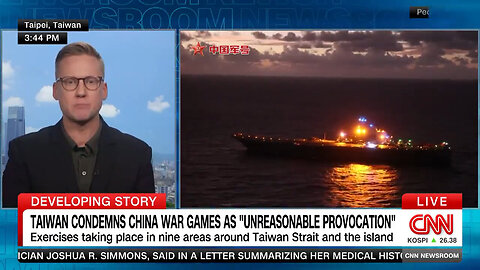 China Releases Video Of Aircraft Carrier Liaoning Participating In Military Drills East Of Taiwan