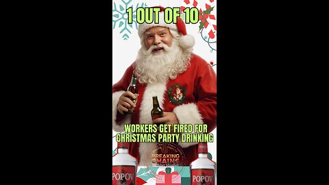 1 in 10 Workers Get Fired for Christmas Party Drinking! Study Claims #Sobriety #alcoholaddiction