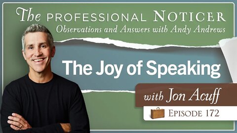 The Joy of Speaking with Jon Acuff