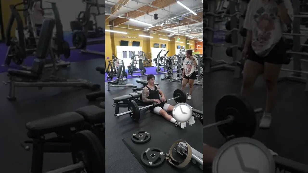 Asking fit girl if I can work in…