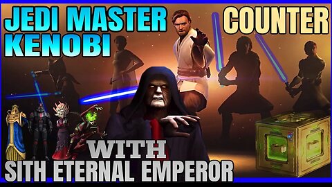 [5v5] JEDI MASTER KENOBI (JMK) COUNTER w/SITH ETERNAL EMPEROR SQUAD - SWGOH