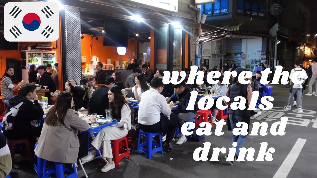Myeongdong SOUTH Korea SEOUL Where to DRINK and EAT LIKE A LOCAL 🇰🇷