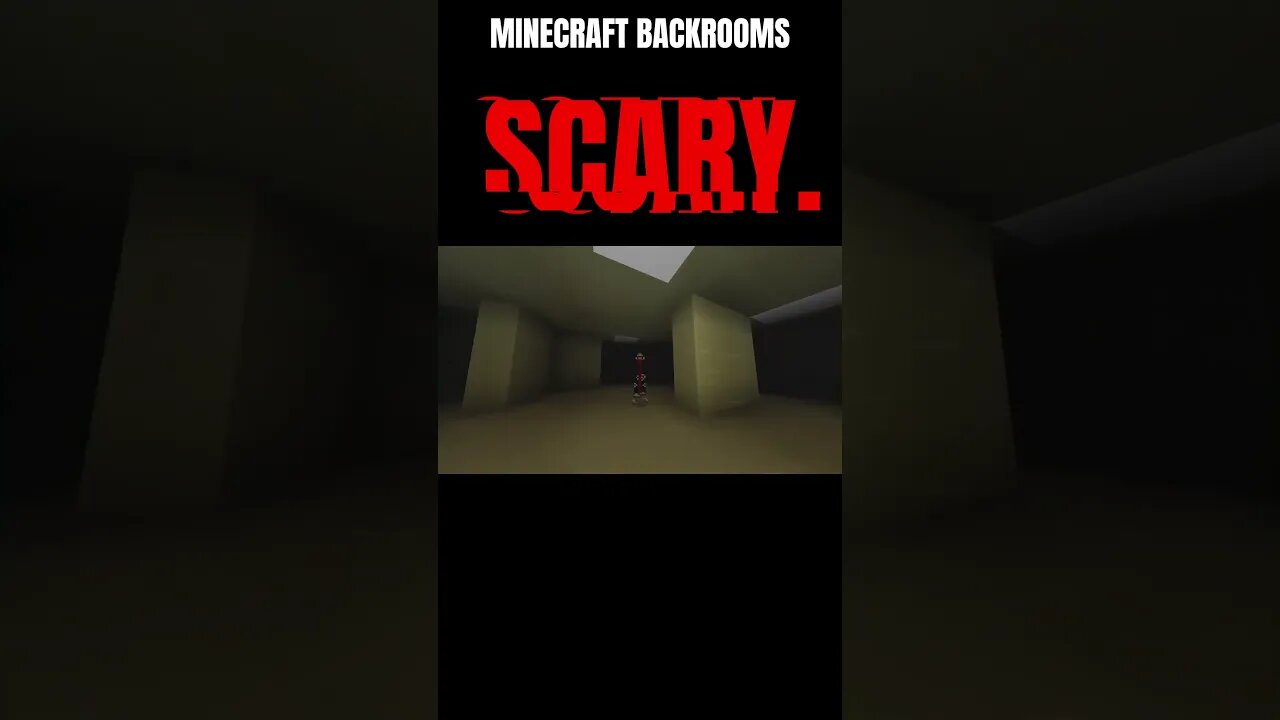 Minecraft Backrooms SCARY