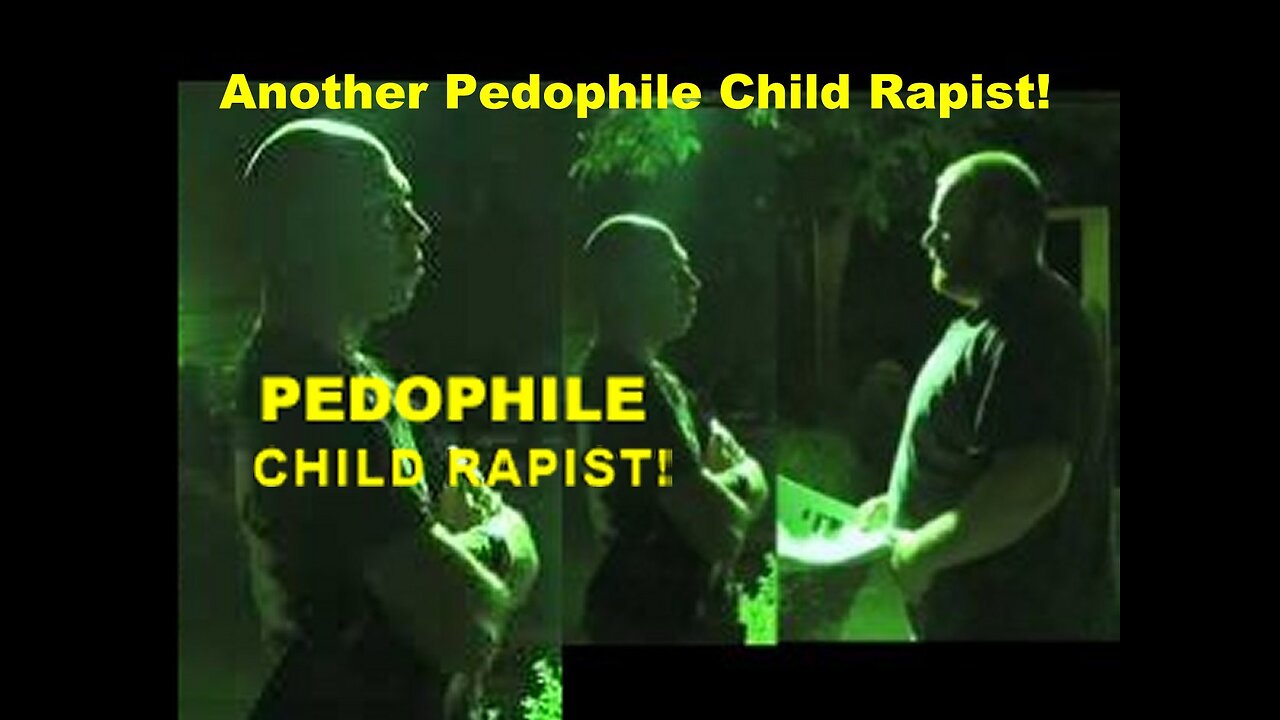 Pedophile Child Rapist Meets Live Decoy & Blames Women For Want to Rape Children!