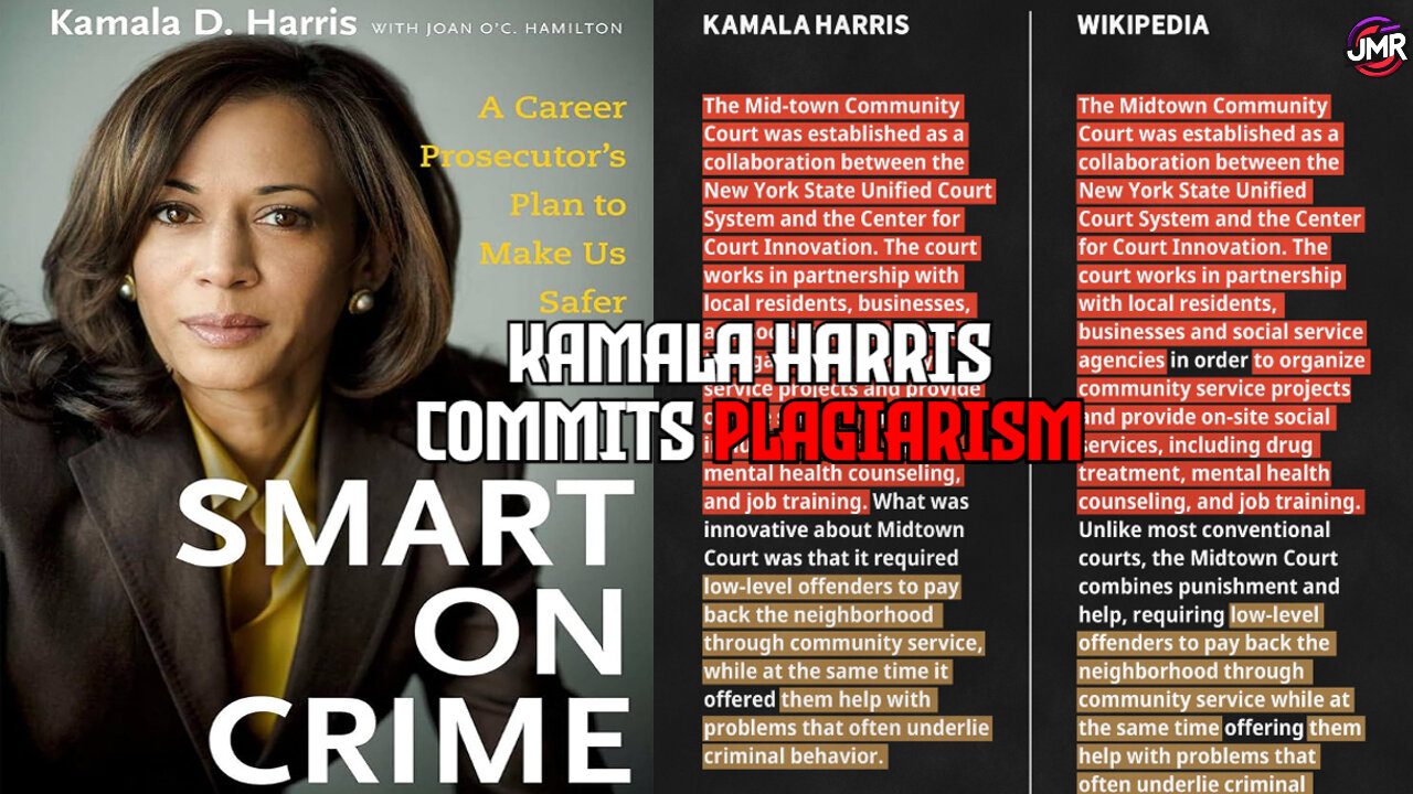 Kamala Harris CAUGHT Red Handed in PLAGIARISM Scandal from Wikipedia!