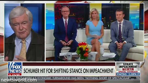 Newt Gingrich Fox and Friends Jan 21 2020 Impeachment Clip 4