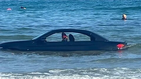 BMW Floats Out To Sea 😳