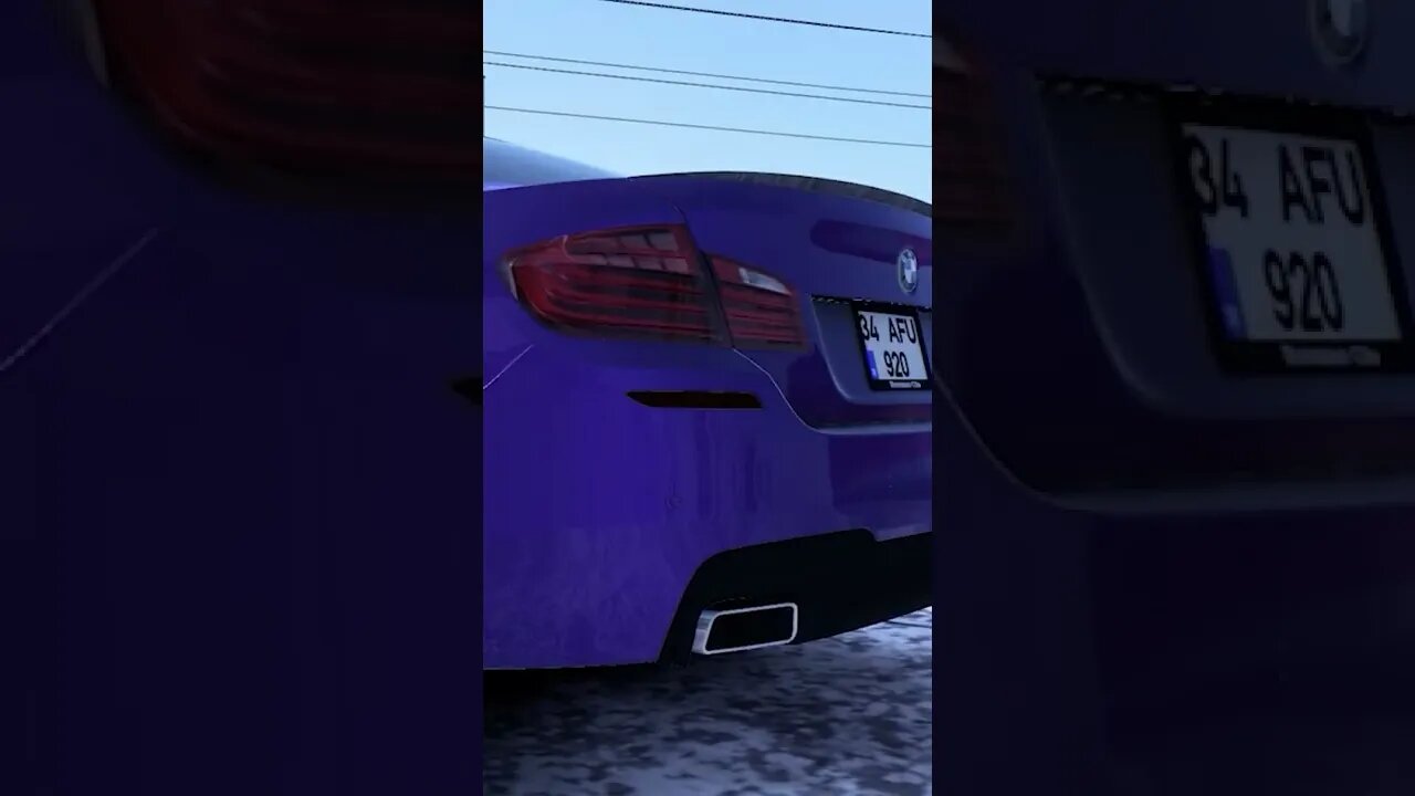 BMW M5 F10 DRIFT POV + Exhaust sound | ETS2 #shorts