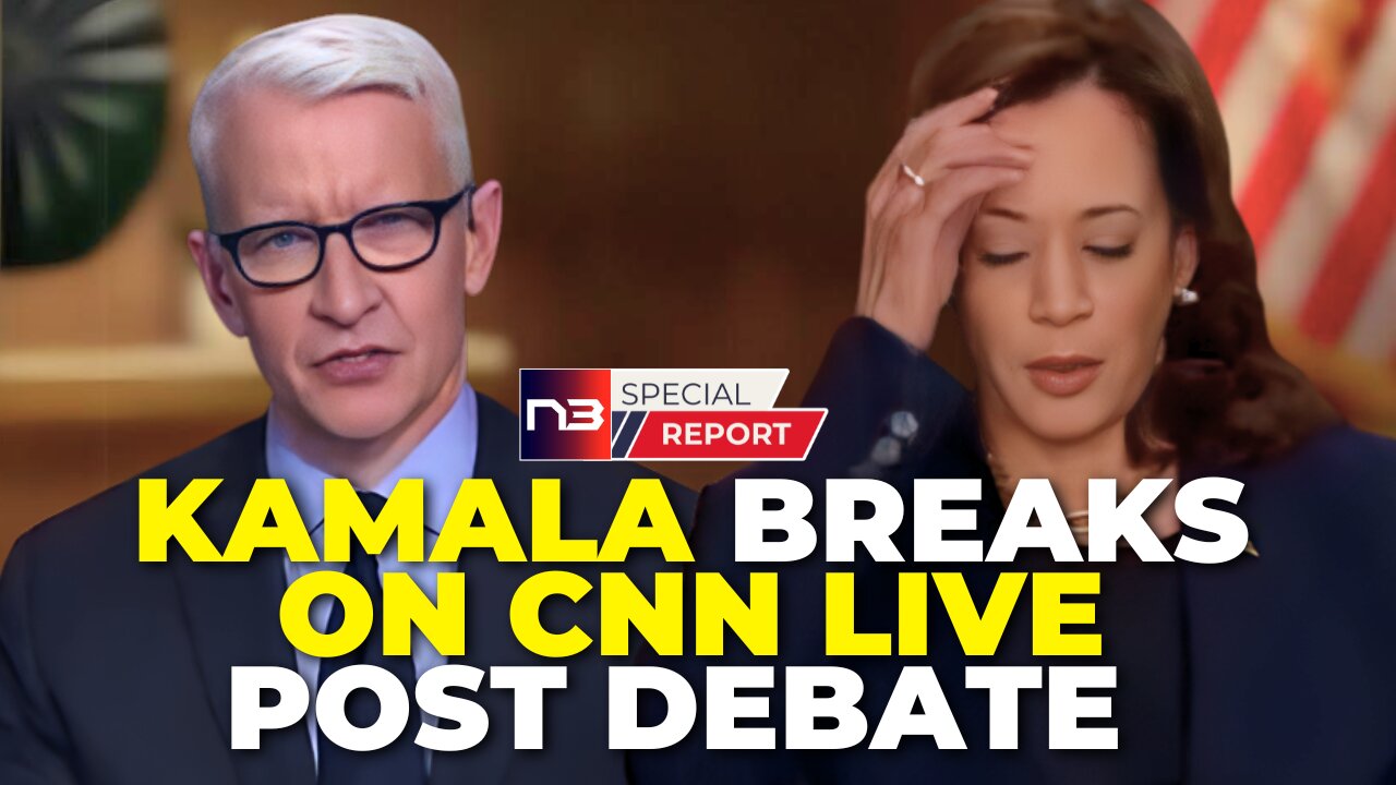 Kamala Crumbles Under Pressure CNN Exposes Cracks in Biden Admin Live on Air