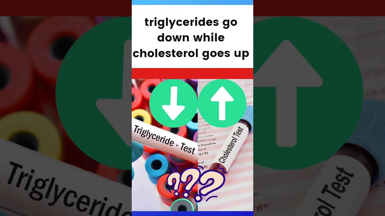 Lower Triglycerides & High Cholesterol- Why This Happens on a Low Carb Diet #shorts