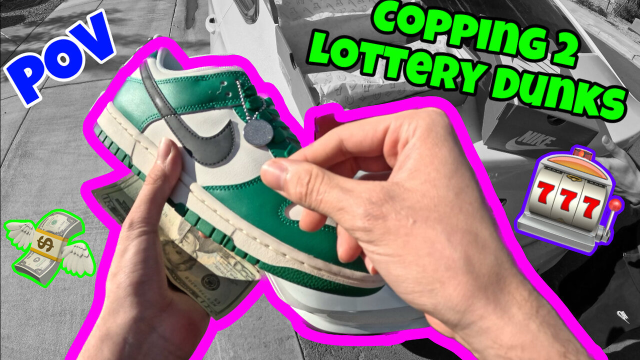 Buying 2 Pairs of Lottery Dunk Lows POV