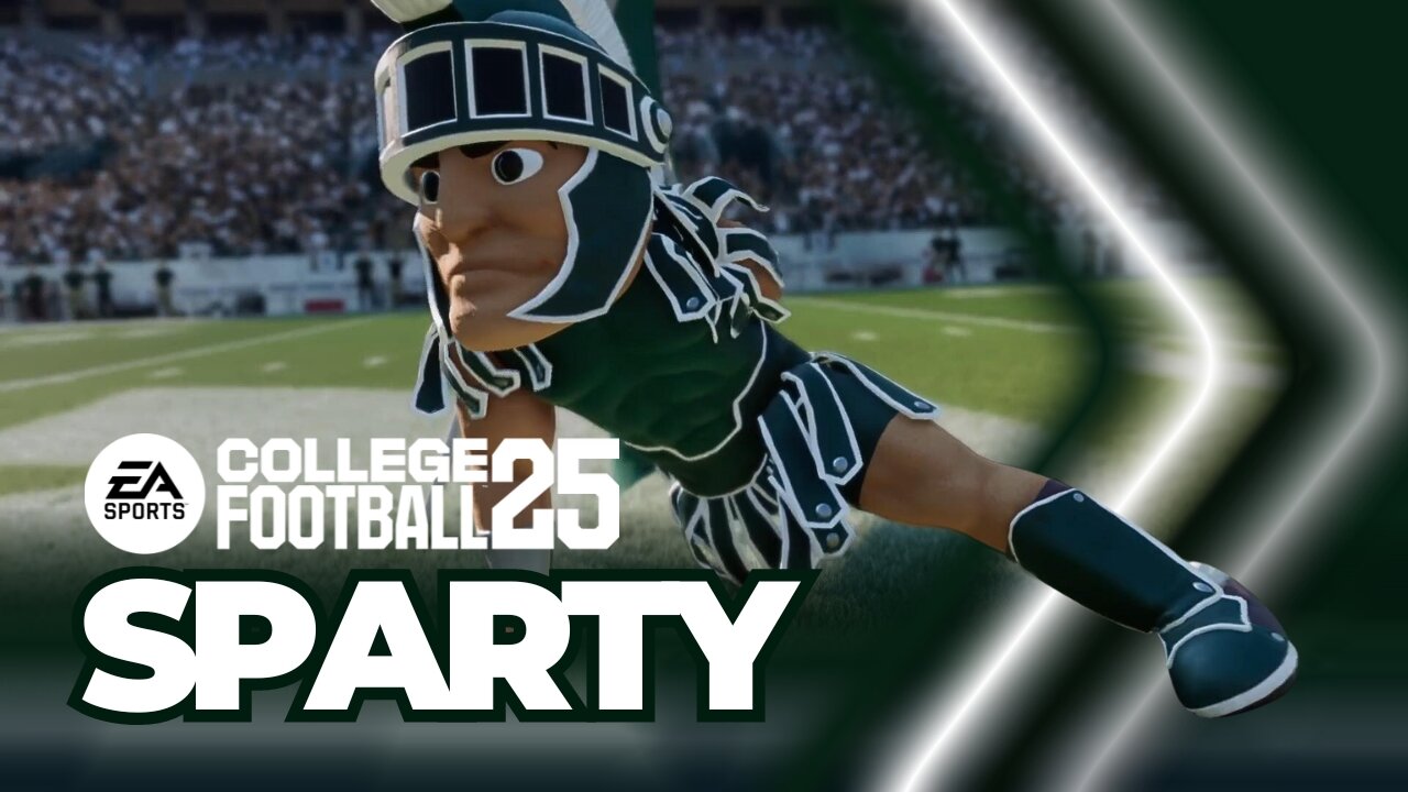 Sparty in EA Sports College Football 25 (Michigan State)