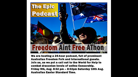 Come Join The EPIC PODCAST \ Freedom Ain’t Free Athon