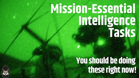 Mission-Essential Intelligence Tasks