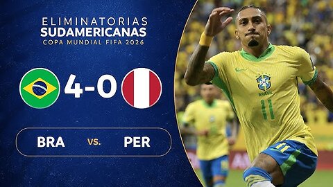 Brazil 4-0 Peru (WC Qualif)