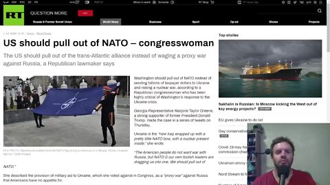 "US should pull out of NATO," G-Rep MTG says