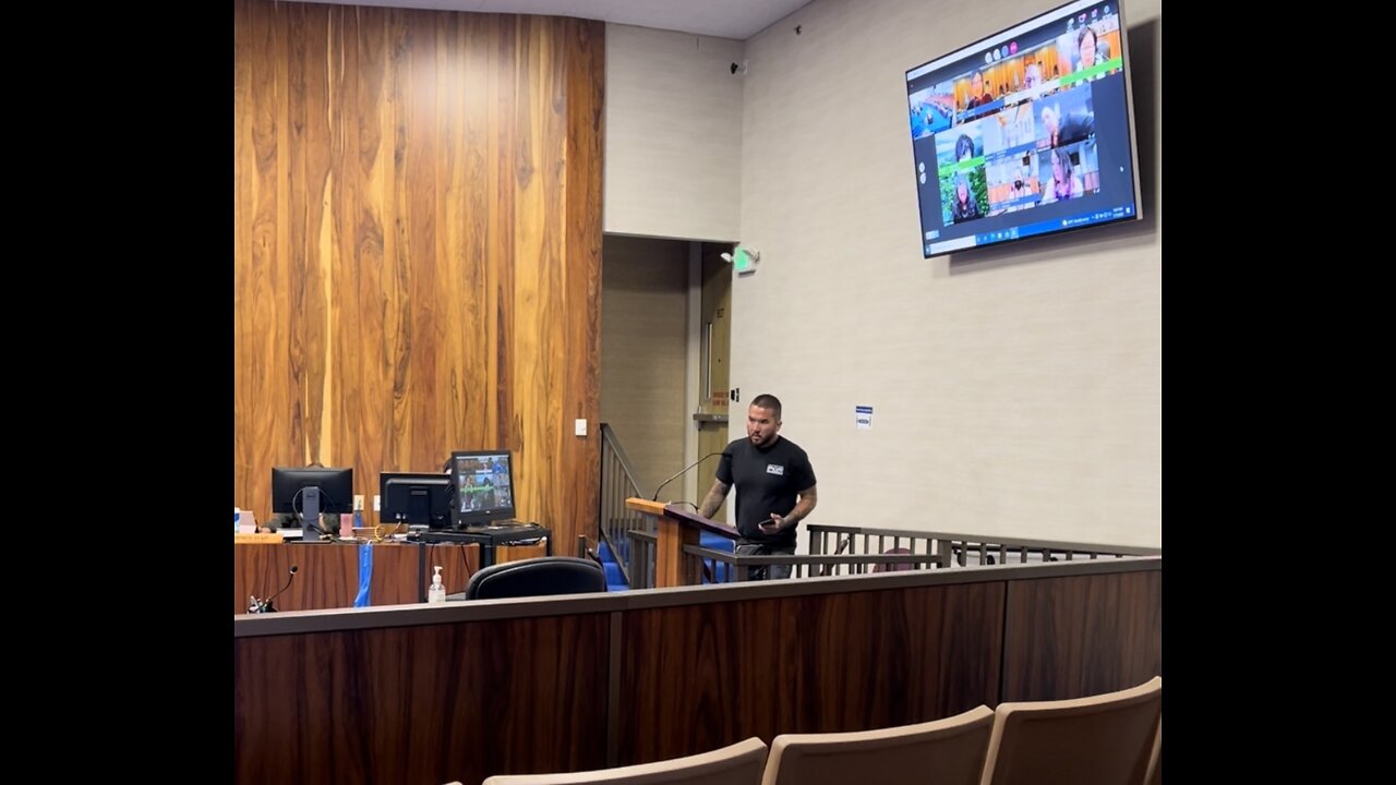 Cullan Bell: Maui Water Rights Testimony