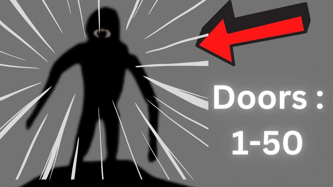 How I BEAT DOORS ( 1 - 50) - SPEEDED