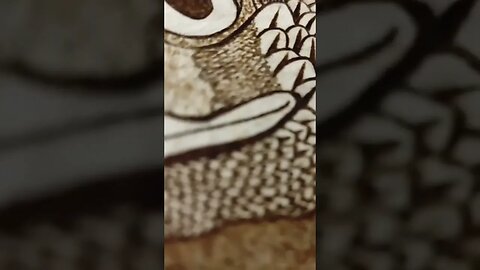 Amazing Woodburning art #shorts #pyrography