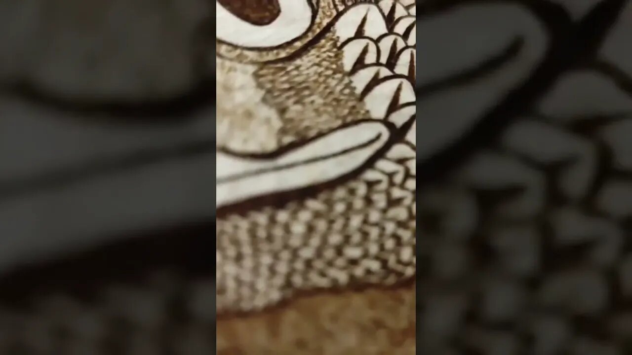 Amazing Woodburning art #shorts #pyrography