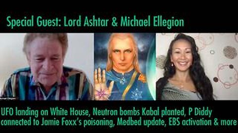 UFO landing in White House, Neutron bombs Kabal planted, P Diddy connected to Jamie Foxx’s poisoning