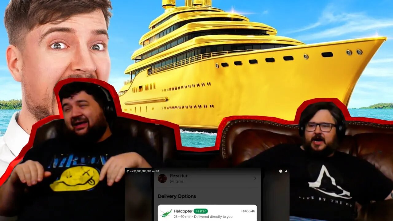 $1 vs $1,000,000,000 Yacht! - @MrBeast | RENEGADES REACT