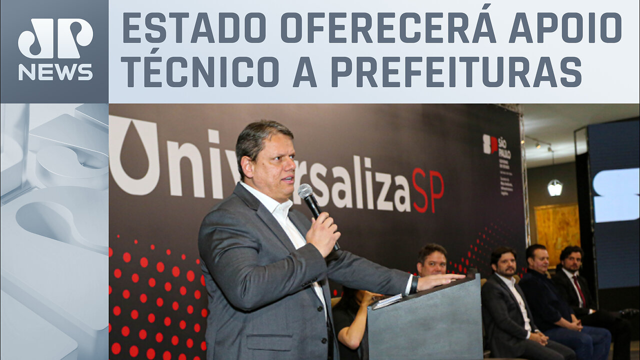 Governo de SP lança programa para agilizar universalização do saneamento básico