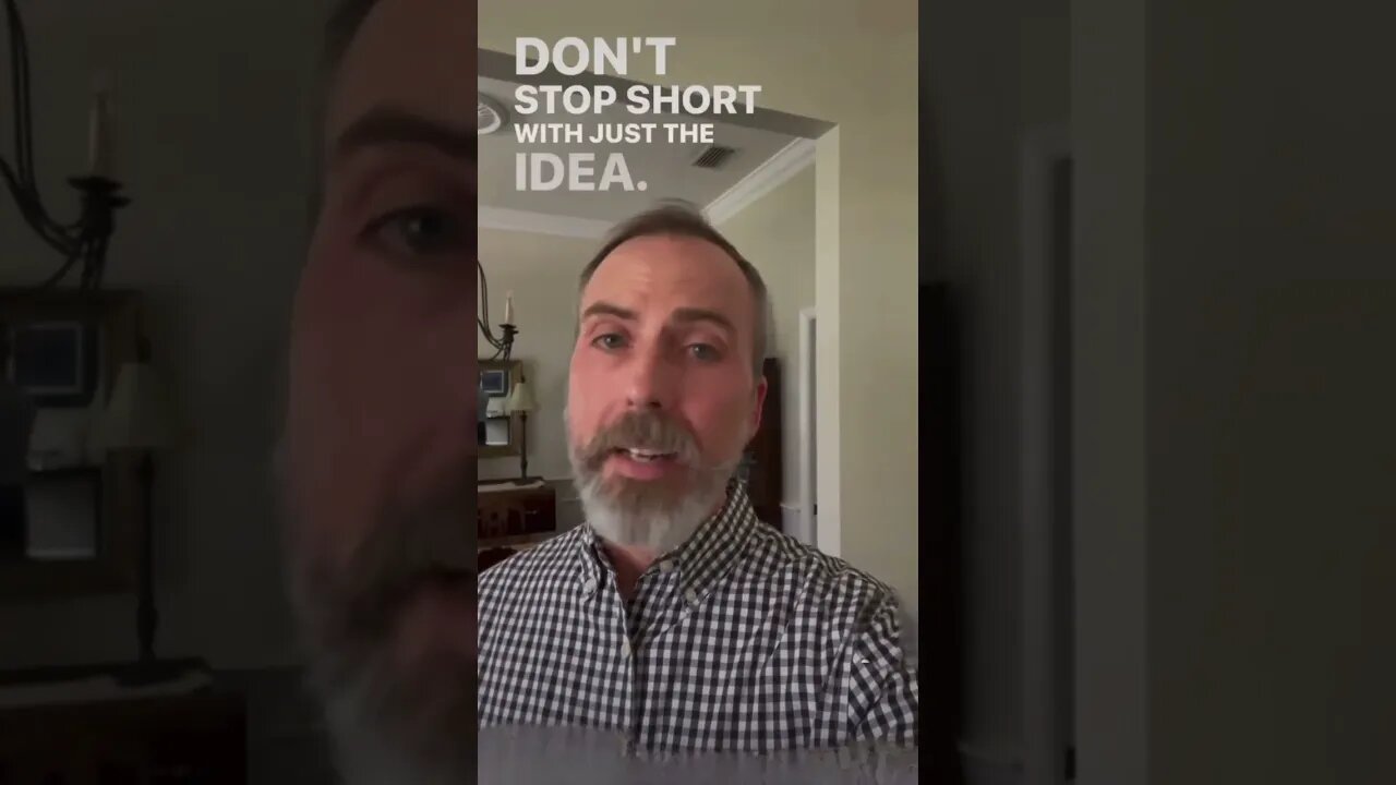 As a leader, you should not only have good ideas, but you should do something with them. #Idea