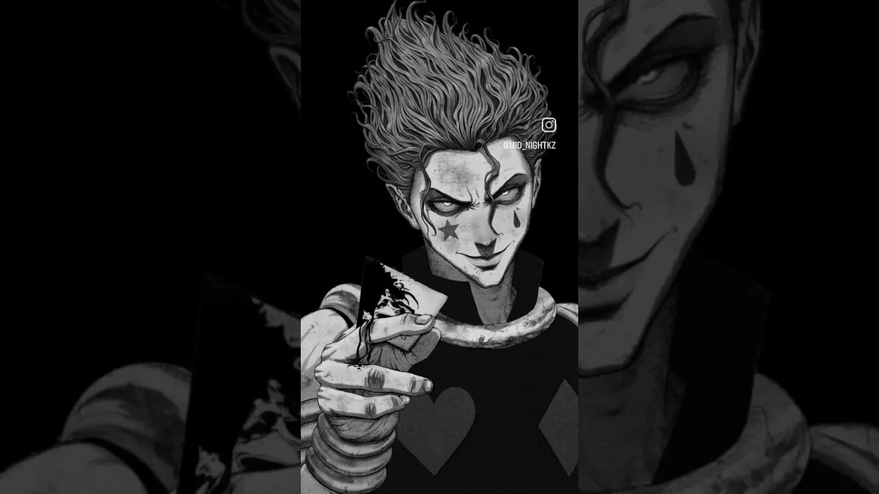 Hisoka 🖤#shorts #reels #foryou #fyp #hisoka #hunterhunter