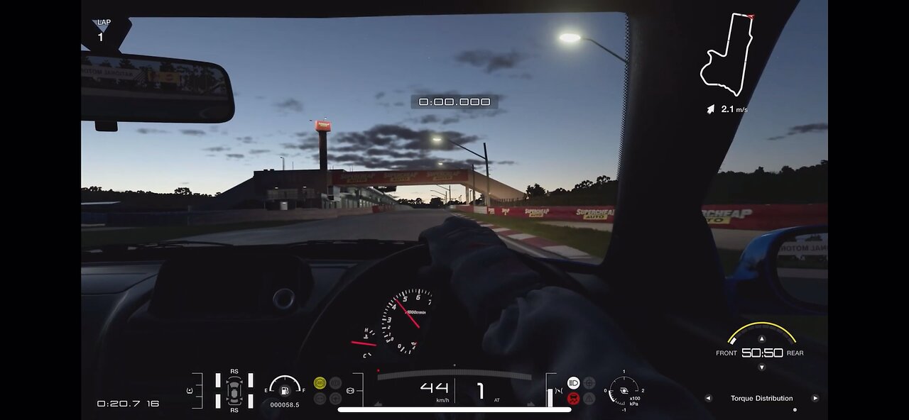 R34 GTR rolling acceleration