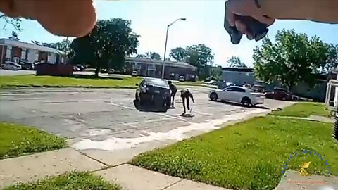 rmed carjacking suspect shot during foot pursuit by police