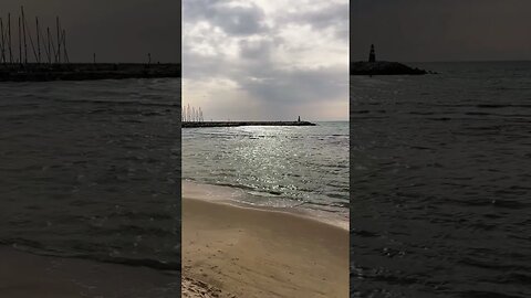 Beautiful Mediterranean Beach Scene | 🎧Interlude of the Night Fall by Pamela Storch #music #beaches