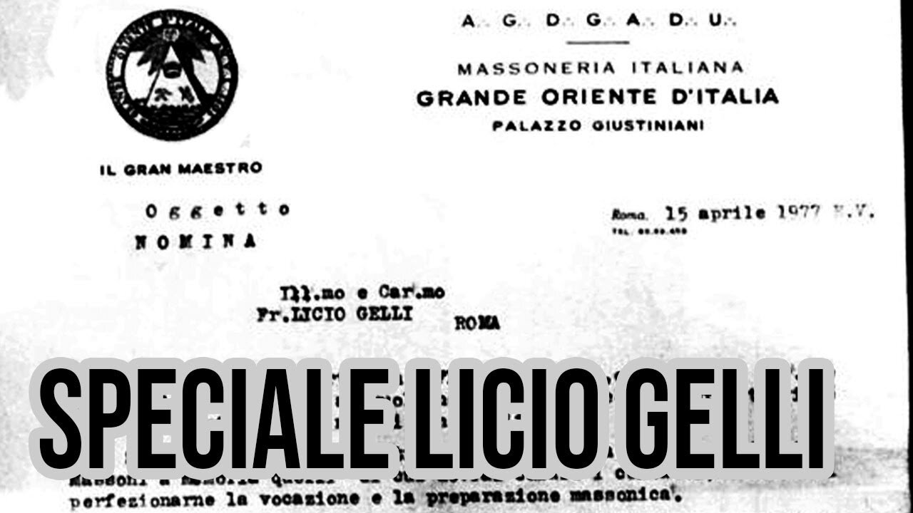 C'era una volta...LICIO GELLI e la loggia PROPAGANDA 2-Speciale di Enzo Biagi (1983) DOCUMENTARIO Licio Gelli morì ad Arezzo a 96 anni il 15 dicembre 2015 nei nomi della sua loggia P2 svelati nel 1981 comparivano Calvi e Sindona che erano massoni