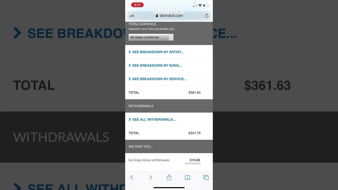 Distrokid makes it easier to track music royalties that you’ve made