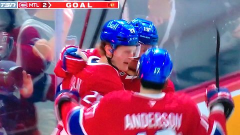 Canadians C #15 Alex Newhook 🥅(5)🏒Backhand Goal