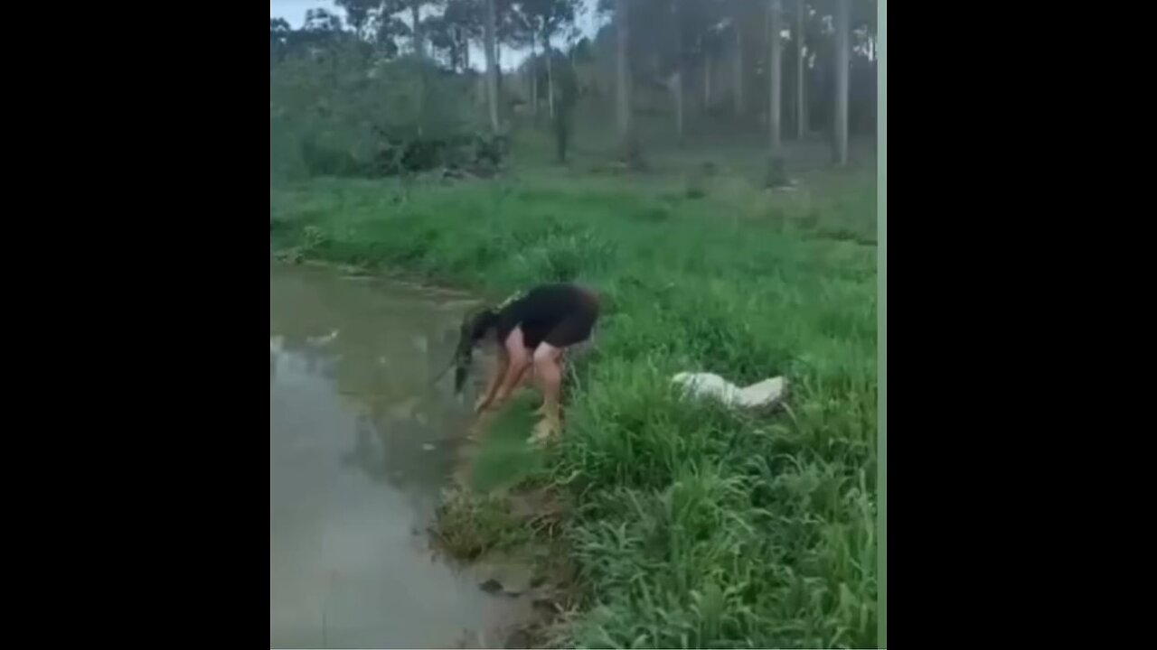 Funny swimming