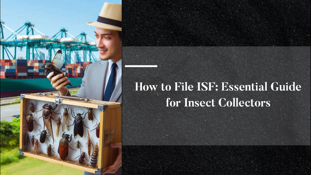 Mastering ISF: Essential Steps to File for Insect Collectors