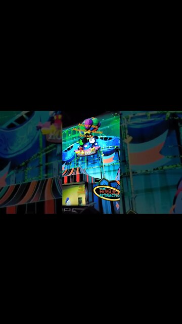 Malfunction With Mickey. Did He Get Sick, His Face Is Green, On Mickey & Minnie's Runaway Railway