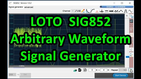 LOTO SIG852 Arbitrary Waveform Signal Generator