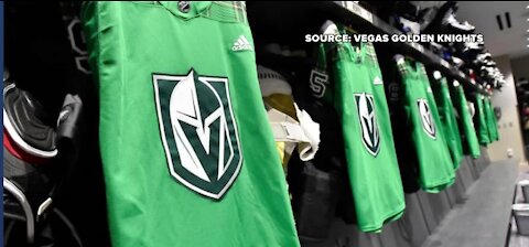 Vegas Golden Knights going green for St. Patrick's Day