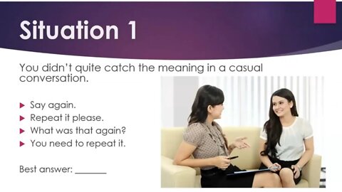 Learn English Correctly: Asking for Clarification