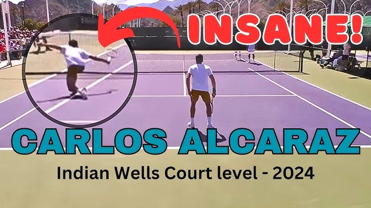 Alcaraz Unleashed! Insane Sliding Drills at the Net