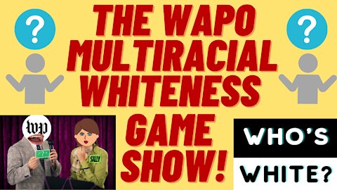 THE MULTIRACIAL WHITENESS GAME SHOW! WHO'S WHITE? ANIMATION
