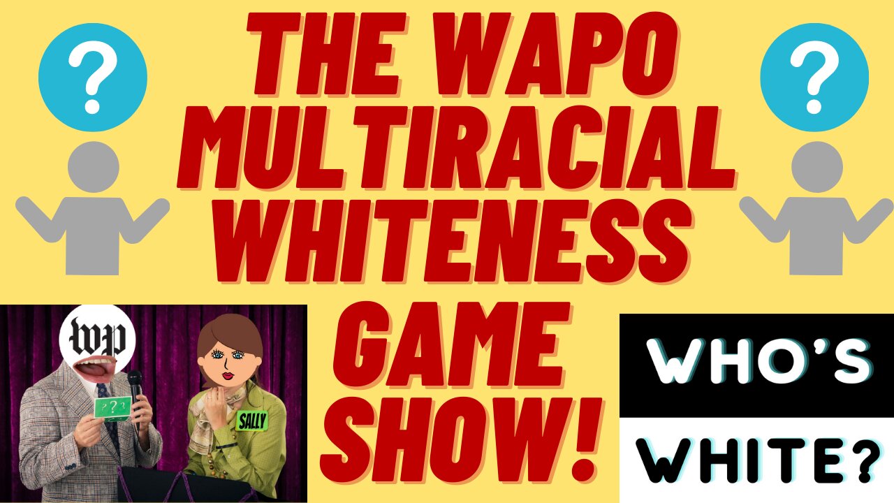 THE MULTIRACIAL WHITENESS GAME SHOW! WHO'S WHITE? ANIMATION