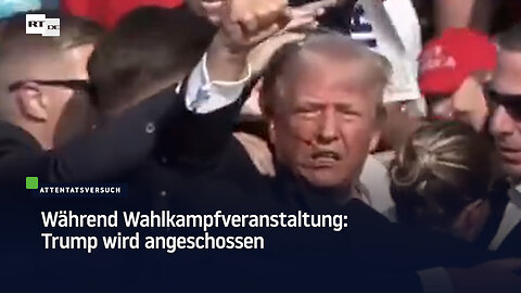 Während Wahlkampfveranstaltung: Trump wird angeschossen
