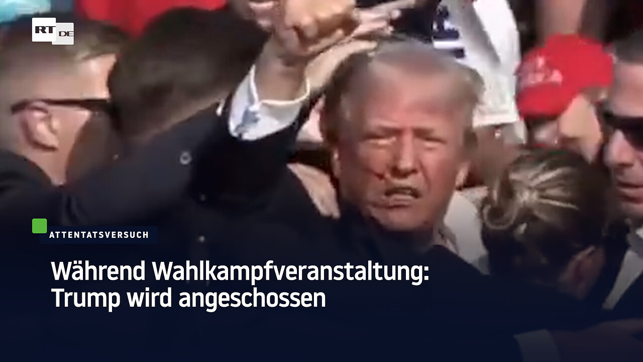 Während Wahlkampfveranstaltung: Trump wird angeschossen
