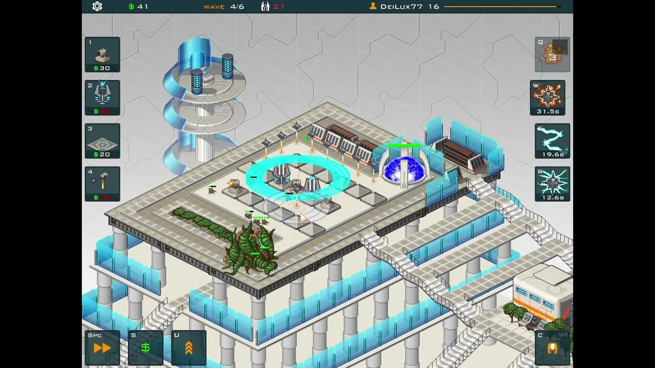 Super Sanctum TD Hard Difficulty 3 Stars Level Outpost